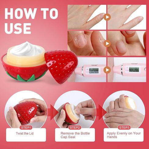 4 Pack Hand Cream Gifts Set For Women, Easter Basket Stuffers, Hand Lotion for Dry Cracked Hands, Mothers Day Gifts for Mom and Teacher Appreciation Gifts, 1.06 Oz (Strawberry, Pear, Lemon, Peach) in Saudi Arabia