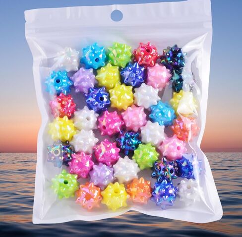 خرزات أسفرة للأقلام ، 24pcs أكريليك ثلاثي الأبعاد ، حبات القلب المجوفة ، بالجملة للخرز ، سلسلة مفاتيح ، مصنوعة ، لتوفيات مجوهرات ديي لطيفة لسحر المعلم in Kuwait