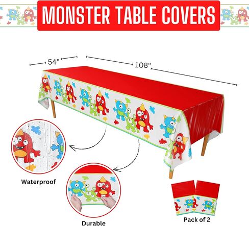 Blue Orchards Brick Table Covers (Pack of 3) - 54"x108" XL - Building Blocks Party, Gamer Birthday Party Supplies, Building Blocks Birthday, Kids Birthday Party, Birthday Decorations for Boys in Saudi Arabia