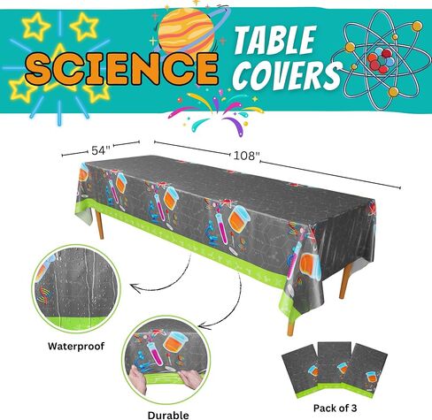 Blue Orchards Brick Table Covers (Pack of 3) - 54"x108" XL - Building Blocks Party, Gamer Birthday Party Supplies, Building Blocks Birthday, Kids Birthday Party, Birthday Decorations for Boys in Saudi Arabia