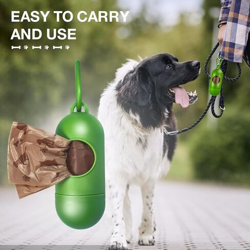 Joyeux 240 Count Ocean Scent Dog Poop Bags Rolls,with Dispenser,Leak-Proof Large Doggie Poop Bags,Extra Thick Poop Bag for Dogs,Cats Litter Bags,Blue Trash Bags for Doggy Pets Bolsa de Popo de Perro in Saudi Arabia