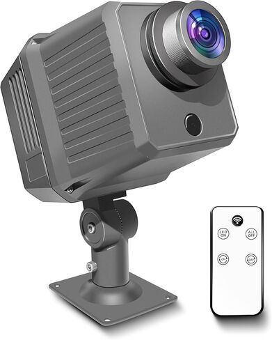 100W Logo GOBO Projector for Business, IP65 Waterproof Rotational with Dual Cooling System Outdoor LED Light, DJ Effect Light with Remote Control and Glass Lens for Indoor and Outdoor Use in Saudi Arabia