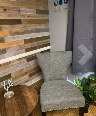 Peel & Stick Real Wood Planks, Rustic Reclaimed Barn Wood Paneling, Brown Gray Combinations, 10.5 sq. ft in Kuwait