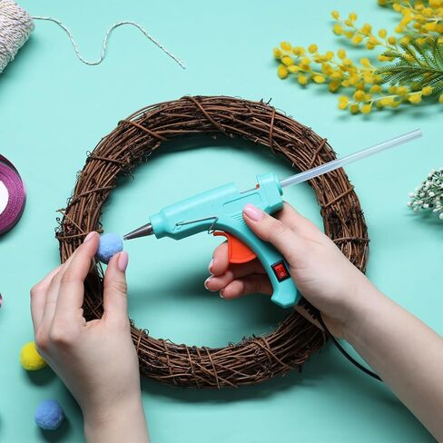 UXCELL 6PCS MINI GLUE GLUE MINI PUND MINI GLUE GUN ، 4 بوصة × 0.28 بوصة غراء العصي للفن DIY ، الأزرق الصافي in Saudi Arabia