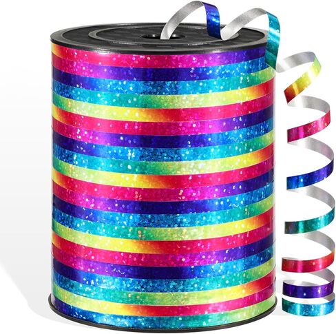 600 Yards White Curling Ribbon for Gift Wrapping, 1/5 Inch Balloon String White Ribbon, Curly Ribbon, Balloon Ribbon for Birthday Party Christmas Crafts in Saudi Arabia