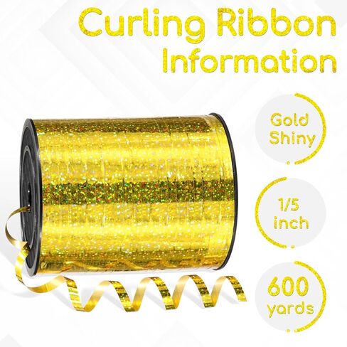 600 Yards White Curling Ribbon for Gift Wrapping, 1/5 Inch Balloon String White Ribbon, Curly Ribbon, Balloon Ribbon for Birthday Party Christmas Crafts in Saudi Arabia
