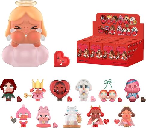POP MART Crybaby Crying for Love Series Figures, Blind Box Figures, Random Design Action Figures Collectible Toys Home Decorations, Single Box in Kuwait