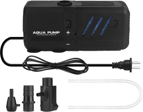 Submersible Aquarium Internal Filter 15W, Adjustable Fish Tank Filter with 400 GPH Water Pump for 150-300 Gallon Fish Tank in Saudi Arabia