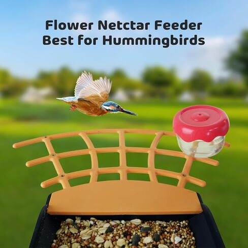 Smart Bird Feeder with Camera, 1080P HD Bird House Camera with Solar Panel, Auto Capture Bird Videos & AI Identify 10,000 Bird Species, App Notification, Free 32G SD Card, Ideal for Gift in Kuwait