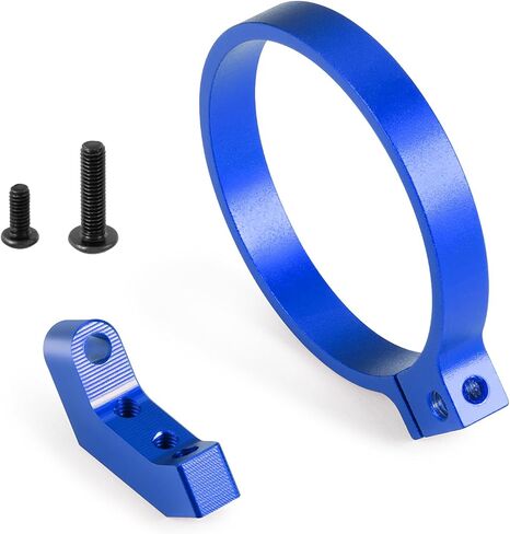 RCHUBAM Angled Lightweight Clamp-On Fan Mount 1PCS Aluminum RC Fan Adapter for Brushless RC Motor 540 Compatible with Sakura D4 1/10 RC Trucks Buggies RC Drift Racing Car Upgrades (Red) in Kuwait