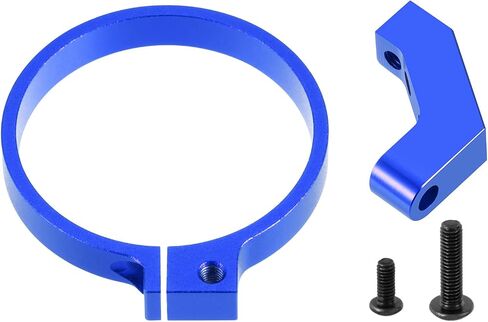 RCHUBAM Angled Lightweight Clamp-On Fan Mount 1PCS Aluminum RC Fan Adapter for Brushless RC Motor 540 Compatible with Sakura D4 1/10 RC Trucks Buggies RC Drift Racing Car Upgrades (Red) in Kuwait