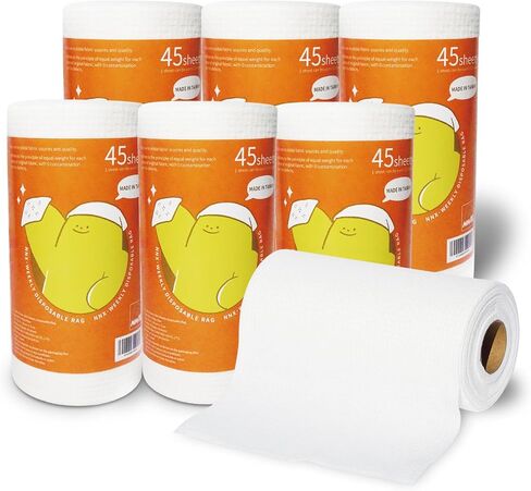 NNX Reusable Paper Towels – 270 counts, Small Business or Family) | Washable, Ultra-Absorbent & Durable | Plant-Based & Cleaning Rags for Kitchen, Workshop, Camping & Hiking Gear in Saudi Arabia