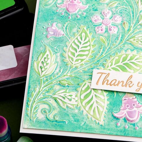 BAOFALI 2PCS 3D Flowers Embossing Folders for Card Making,Embossing Template Paper Card Embossing Stencil for DIY Scrapbooking Photo Album Card Paper Craft Decoration 6.3" L x 4.5" W.(16x11.5cm) in Saudi Arabia
