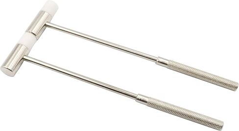 LBY 2-Pack Jewelers Dual-Head Hammer Set, 11mm (.43'') Small Metal and Plastic Hammer with Non-Slip Grip, Jewelry Hammer Perfect for Leather Crafts, Jewelry Making in Kuwait
