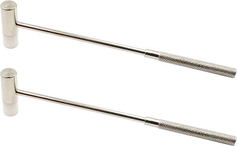 LBY 2-Pack Jewelers Dual-Head Hammer Set, 11mm (.43'') Small Metal and Plastic Hammer with Non-Slip Grip, Jewelry Hammer Perfect for Leather Crafts, Jewelry Making in Kuwait