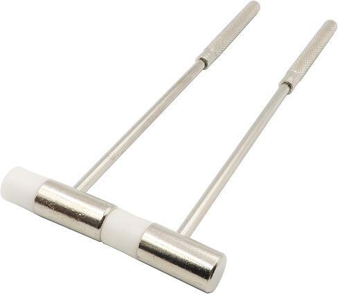 LBY 2-Pack Jewelers Dual-Head Hammer Set, 11mm (.43'') Small Metal and Plastic Hammer with Non-Slip Grip, Jewelry Hammer Perfect for Leather Crafts, Jewelry Making in Kuwait