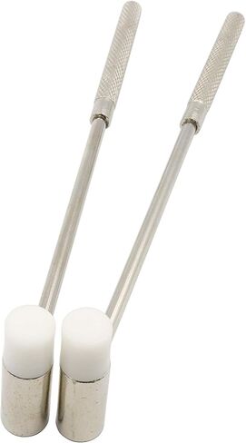 LBY 2-Pack Jewelers Dual-Head Hammer Set, 11mm (.43'') Small Metal and Plastic Hammer with Non-Slip Grip, Jewelry Hammer Perfect for Leather Crafts, Jewelry Making in Kuwait