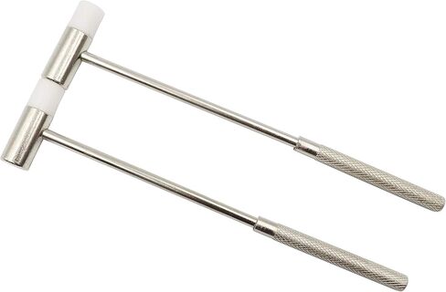 LBY 2-Pack Jewelers Dual-Head Hammer Set, 11mm (.43'') Small Metal and Plastic Hammer with Non-Slip Grip, Jewelry Hammer Perfect for Leather Crafts, Jewelry Making in Kuwait