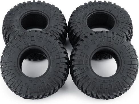 1.3 inch Tires 70 * 27mm with Foam Inserts 4 Pcs for 1/18 1/24 RC Crawler Cars (A) in Saudi Arabia