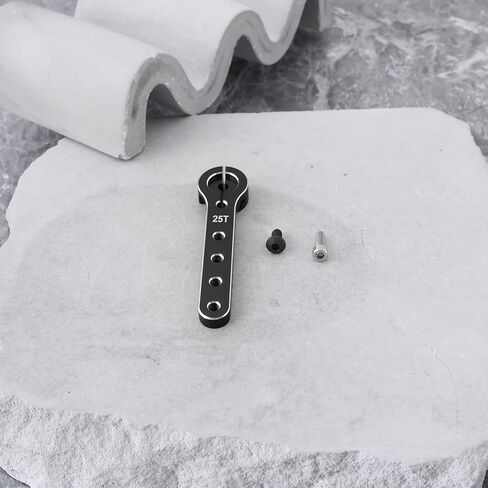 2PCS 25T RC Extension Arm Arm Encly طول 56 مم متوافق مع 30-100 سم مكعبات BALSA متوافقة مع فوتابا ، أسود in Kuwait