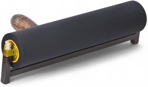Leoball® Limited Edition Ultra-Soft Nitrile Rubber Block Printing Brayer, Deluxe Luxury 30-35 Shore A Rubber Roller, with Internal Bearing tech, 4 inch in Saudi Arabia