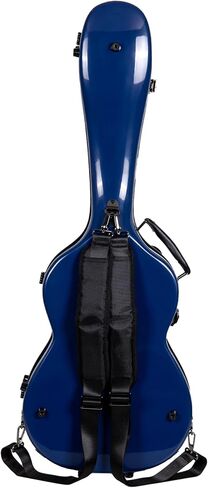 Crossrock Torres Classical Guitar Case, Fiberglass Hardshell with Accessory Compartment, Backpack Straps, TSA Lock-Red (CRF2020CTRD) in Kuwait