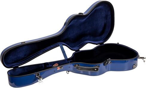 Crossrock Torres Classical Guitar Case, Fiberglass Hardshell with Accessory Compartment, Backpack Straps, TSA Lock-Red (CRF2020CTRD) in Kuwait