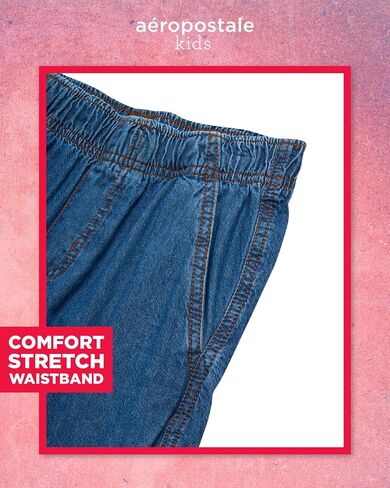 AEROPOSTALE Girls' Pants Set - 2 Piece All Over Print Graphic Tee and Denim Cargo Pants - Casual Outfit for Girls (7-16) in Saudi Arabia