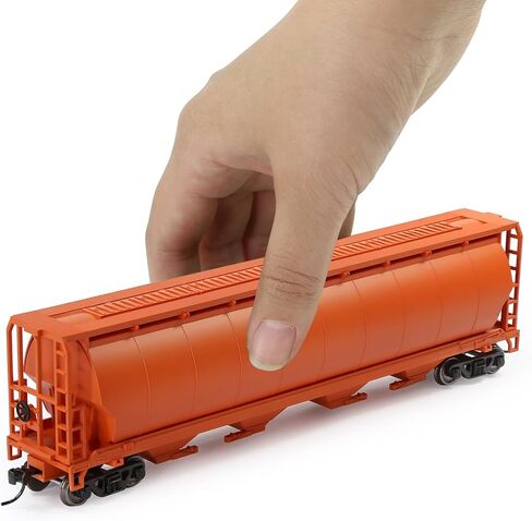 Evemodel C8744 HO Scale 1:87 Cylindrical Covered Grain Hopper Car Rolling Stock Model Railway (Green) in Saudi Arabia