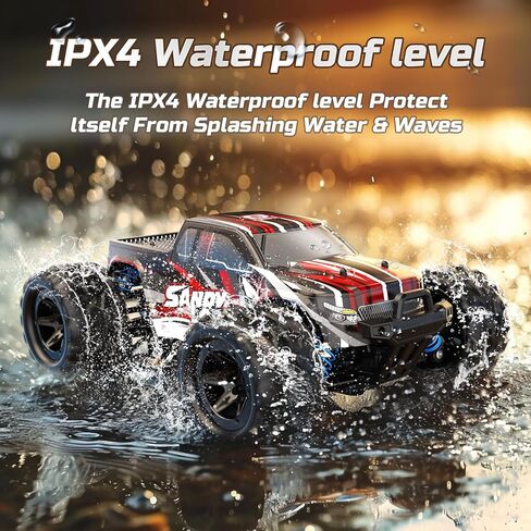 سيارات Deerc RC عالية السرعة عن بُعد سيارة للبالغين للأطفال 30+ميل في الساعة ، 1:16 مقاييس 4WD OFF ROAD RC MONSTER TRACK ، FAST 2.4GHz جميع التضاريس TRUCTS TRUCTS HOMTS FOR in Saudi Arabia