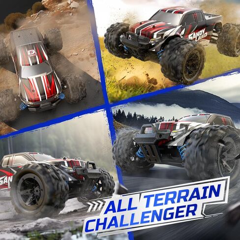 سيارات Deerc RC عالية السرعة عن بُعد سيارة للبالغين للأطفال 30+ميل في الساعة ، 1:16 مقاييس 4WD OFF ROAD RC MONSTER TRACK ، FAST 2.4GHz جميع التضاريس TRUCTS TRUCTS HOMTS FOR in Saudi Arabia