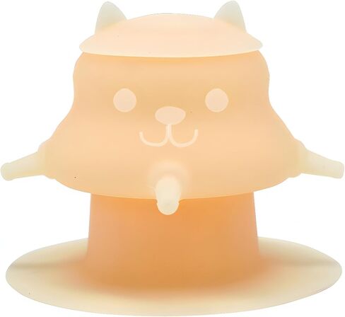 230ML Silicone Puppy Feeder for Multiple Puppies, Puppy Milk Feeder Puppy Bottles for Nursing Station with 4 Teats for Kittens, Puppies, Rabbits, Pigs Nursing Supplies (Orange) in Kuwait