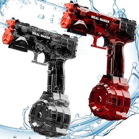 Strongest Electric Water Gun for Kids Ages 8-12, Transparent Automatic Squirt Guns High Powered IP67 Waterproof, Bodinator Classic Water Gun Summer Pool Toys for Kids/Aldults in Saudi Arabia