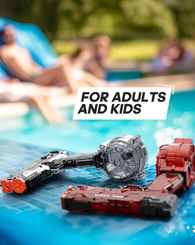 Strongest Electric Water Gun for Kids Ages 8-12, Transparent Automatic Squirt Guns High Powered IP67 Waterproof, Bodinator Classic Water Gun Summer Pool Toys for Kids/Aldults in Saudi Arabia