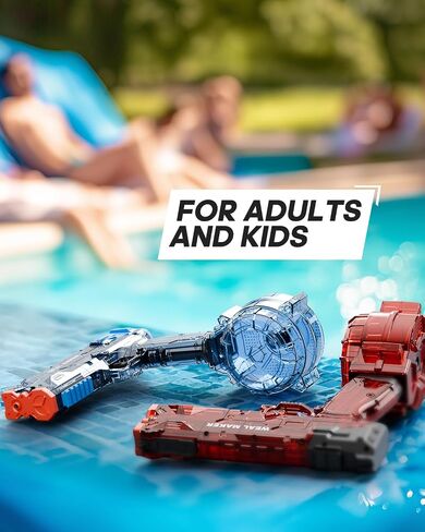 Strongest Electric Water Gun for Kids Ages 8-12, Transparent Automatic Squirt Guns High Powered IP67 Waterproof, Bodinator Classic Water Gun Summer Pool Toys for Kids/Aldults in Saudi Arabia