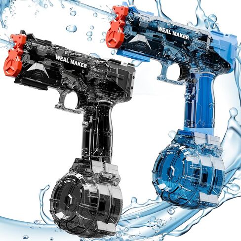 Strongest Electric Water Gun for Kids Ages 8-12, Transparent Automatic Squirt Guns High Powered IP67 Waterproof, Bodinator Classic Water Gun Summer Pool Toys for Kids/Aldults in Saudi Arabia