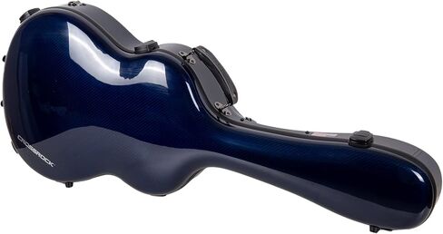 حقيبة جيتار كروس روك المصنوعة من الألياف الزجاجية - تناسب مقاس 17 بوصة من أعلى القوس السفلي لجيتار الجاز الصوتي - أشرطة مبطنة، حجرة داخلية، بطانات ثابتة وقابلة للإزالة - تتضمن قفل TSA - أزرق داكن (CRF2020JA17NVBL) in Kuwait