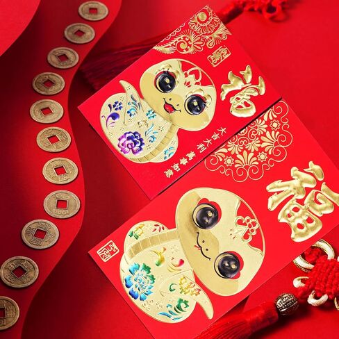 Red Envelopes Chinese New Year, The Year of Horse Envelope 2026 Red Packets Hong Bao, Gift Lucky Money Envelope, Birthday Wedding 36 Pcs Cartoon Baby Pony Colorful Small in Saudi Arabia