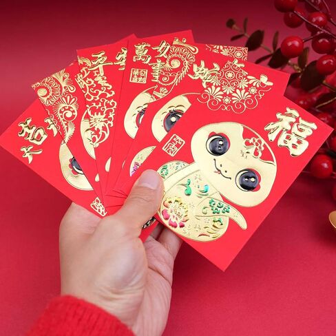 Red Envelopes Chinese New Year, The Year of Horse Envelope 2026 Red Packets Hong Bao, Gift Lucky Money Envelope, Birthday Wedding 36 Pcs Cartoon Baby Pony Colorful Small in Saudi Arabia
