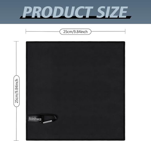 KinHwa Handkerchiefs for Men Sweat Absorbing Handkerchiefs Hankies for Women Quick-Dry Microfiber Sweat Rags Towels for Gym in Kuwait