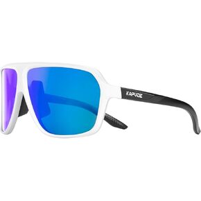 KAPVOE Polarized Sports Sunglasses for Men Women UV 400 Protection Glasses for Cycling Baseball Mountain Bike