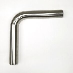 1.75" Stainless 90° Mandrel Bends - 1.5D/2.625" CLR Loose Radius - 16GA/.065" Wall - 6.5"/6.5" Leg - SS304 - Exhaust Fabrication