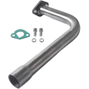 Upgrade Exhaust Pipe With Female Threaded For Predator 212cc 196cc Go Kart& Mini Bike, For Coleman Powersports CT200U,CT200U-EX,BT200X, For Honda GX160,GX200