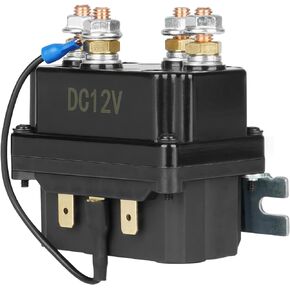 12V 250A Winch Solenoid Relay Contactor for 3000-5000lbs ATV UTV Truck Jeep Winches, Replace OEM 2875714 63070 62135 74900 70715