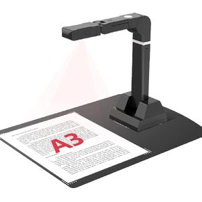 Y213af ماسح ضوئي للمستندات V4K فائق الوضوح 21 ميجابكسل USB Visualiser كاميرا مستندات بحجم A3 - جهاز Chromebook متوافق مع العروض التوضيحية المباشرة ومؤتمرات الويب والتعلم عن بعد والتدريس عن بعد in Kuwait