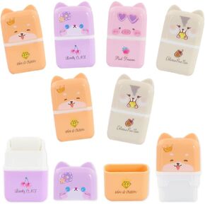 8 Pcs Cute Erasers for Kids, Cute Cartoon Rubber, Fun Party Favor & School Supplies, Kawaii Drawing Eraser for School Office Supply Stationery