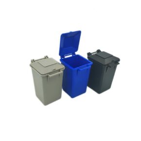 Automotive Garbage Can Set 3 Color Small Trash Can Garbage Truck Toy