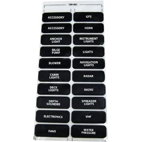 Paneltronics Assorted Label Sheet (DC-20)