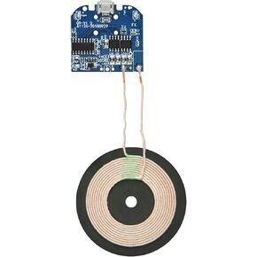 Gikfun Qi Wireless Charger PCBA Circuit Board Coil Wireless Charging Micro USB Port DIY EK1854
