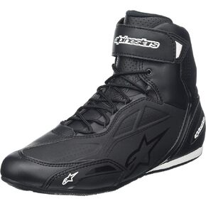 Alpinestars Men's Faster-3 Motorcycle Shoes, Black/Black, 11.5